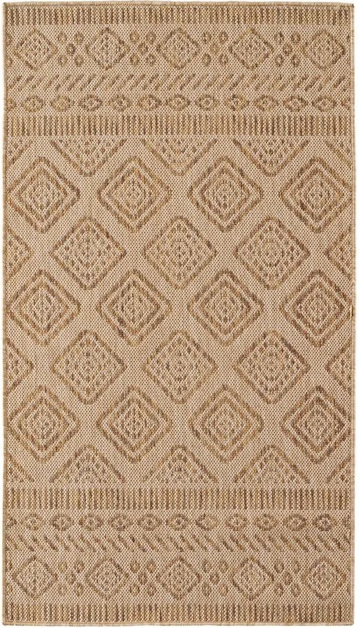Bézs kültéri-beltéri szőnyeg 60x100 cm Mira 1452 – Ayyildiz Carpets