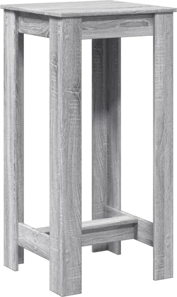 vidaXL szürke sonoma színű szerelt fa bárasztal 51 x 50 x 103,5 cm