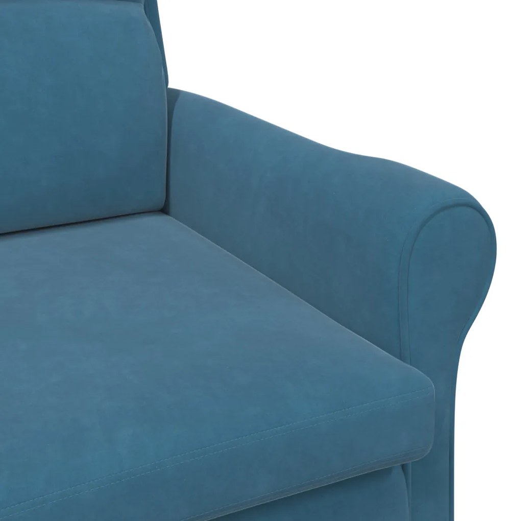 Kék Karosszék Kék Szövet, Fa Szabványos Ergonomikus