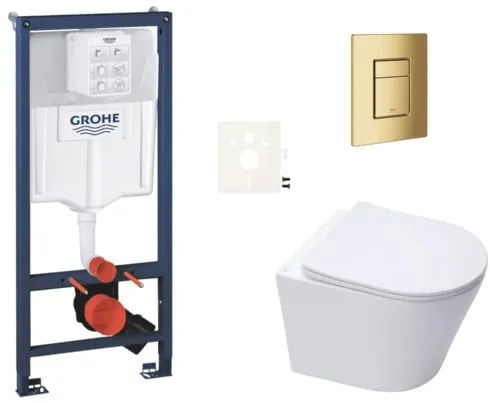 Fali WC szett SAT Infinitio előtétfalas szereléshez SIKOGRSIN10SCGL0