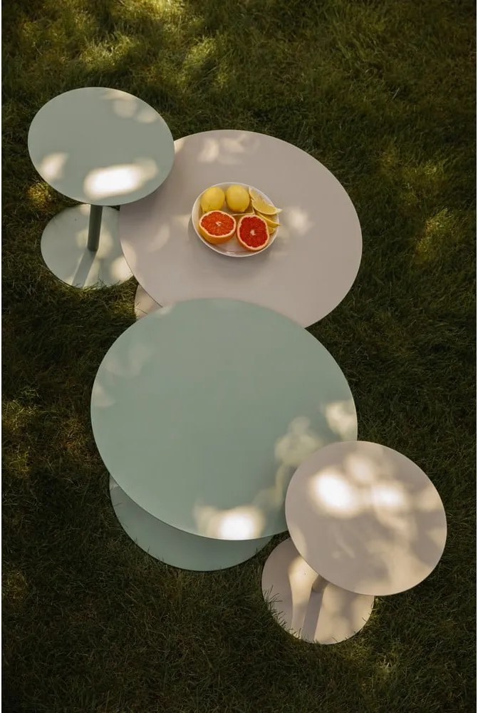 Acél kerek tárolóasztal ø 35 cm Snow – Zuiver