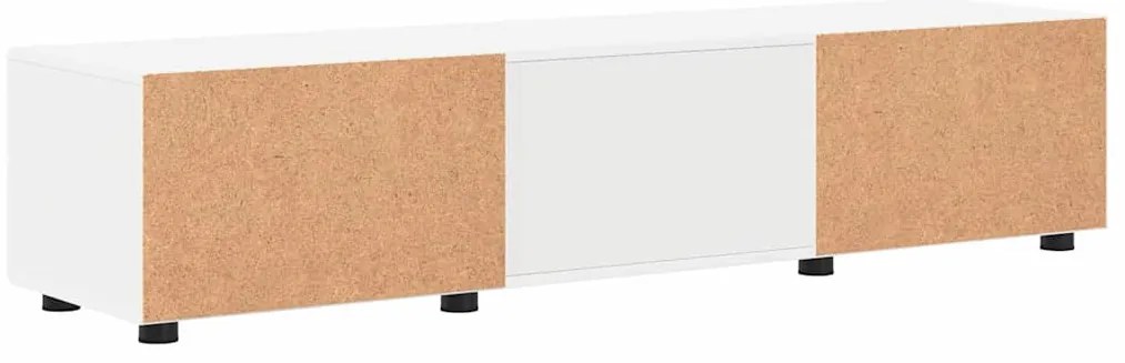 TV szekrény fiókkal polcokkal Fehér 150 x 39 x 30 cm Faanyag