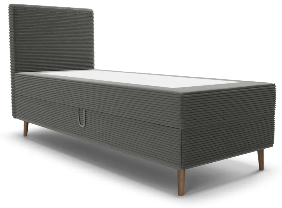 RANA comfort kárpitozott boxspring ágy, 90x200, poso 115, balos