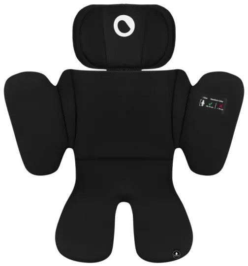 Lionelo - Forgatható autós gyerekülés bázissal BRAVE i-Size 40-150 cm fekete karbon