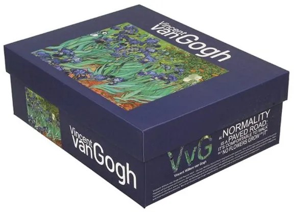 Van Gogh Íriszek porcelán espresso kávéscsésze aljjal 110 ml - 2 személyes - díszdobozos