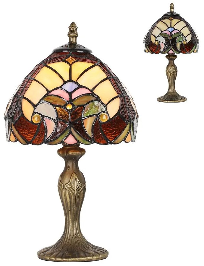 Prezent TIFFANY XX. 1701 Asztali lámpa 1x40W/E14 IP20