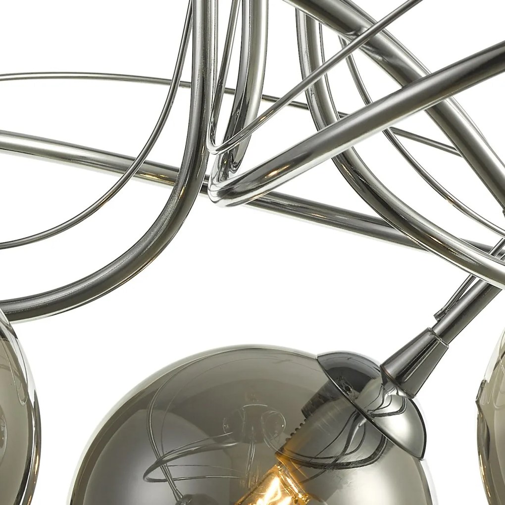 Dar Lighting modern mennyezeti lámpa onawa csiszolt króm darona5350-01