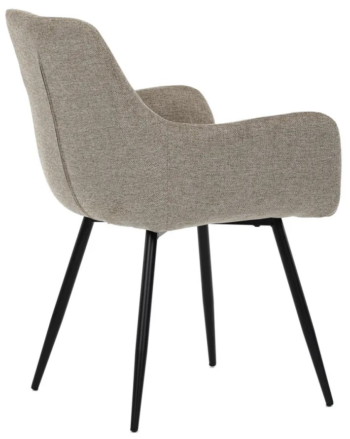 Scaun modern în carouri din țesătură Truffle . DCH-226