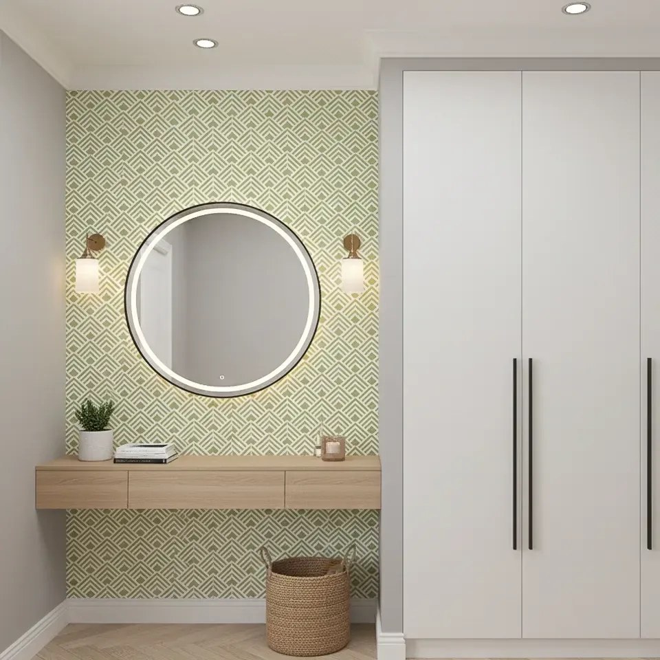 Parato Cristiana Masi Rio Texture fehér-zöld geometrikus vlies tapéta – 2050