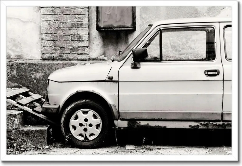 Poszterek keretben 60x40 Fiat 126p felújításhoz