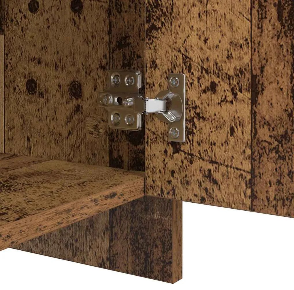 Oldalszekrények 2 pcs Régi fa 70 x 41 x 75 cm Faanyag
