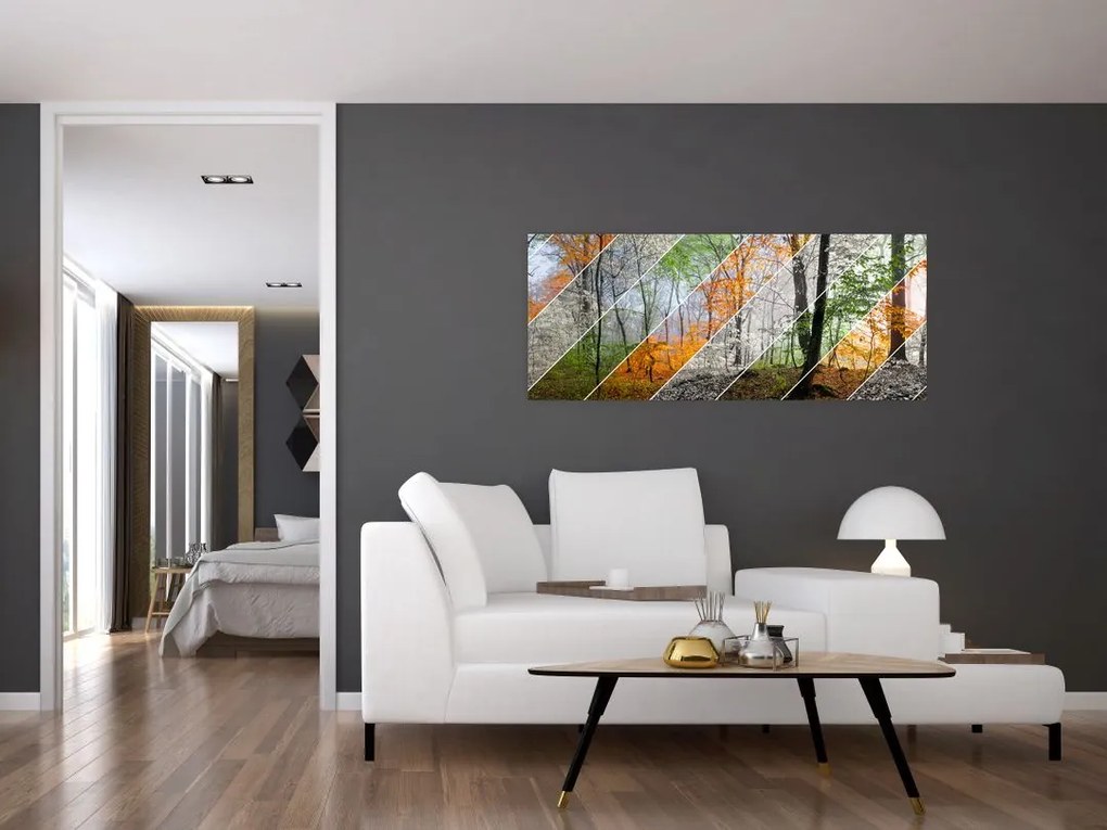 Kép - Változó évszakok (120x50 cm)