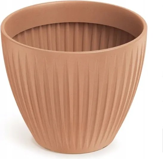 Virágtartó Latia Round Terrakotta