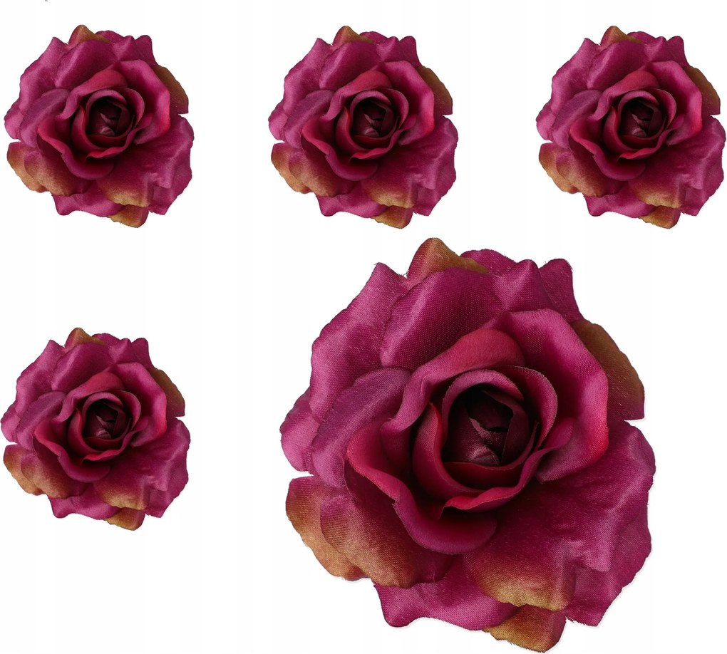 5x Sonia Rózsák Művirágok nádfejek Rózsák csomókhoz Mesterséges