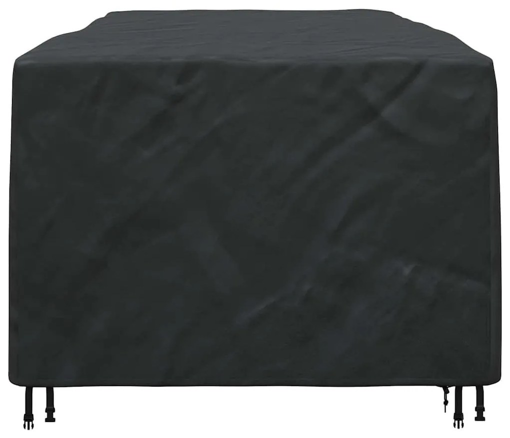 Kültéri bútorhuzat Fekete 300 x 110 x 70 cm 210D