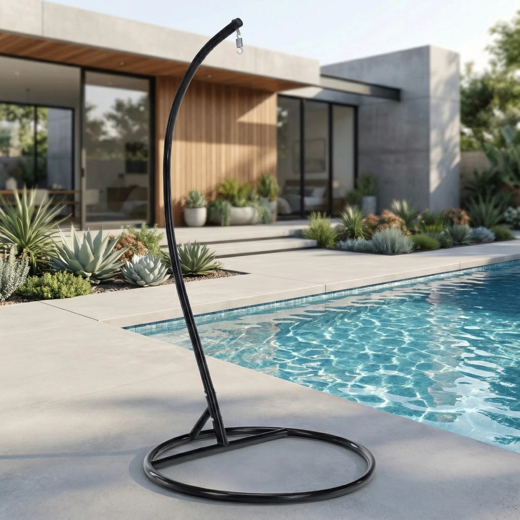 Állvány a függőágyra, fekete, OTAN NEW TYP 2