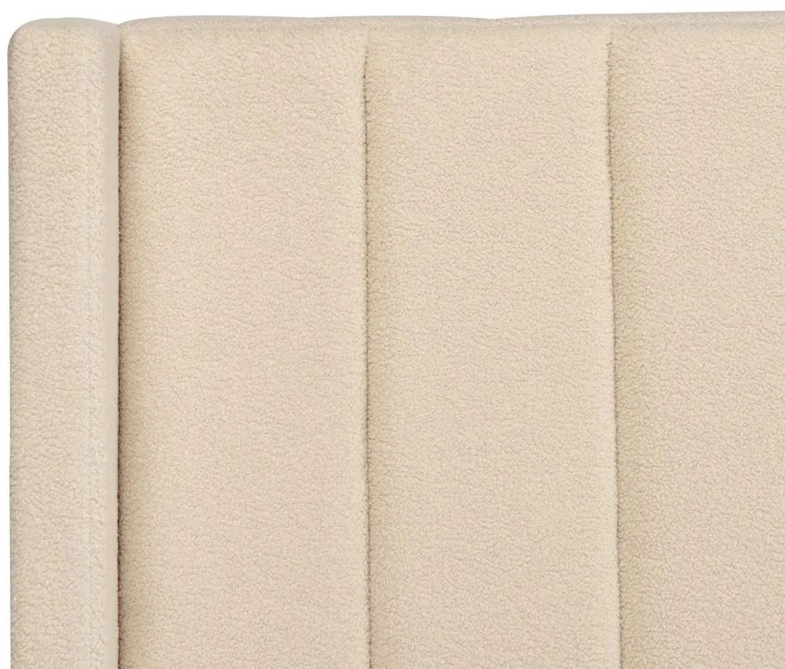 Franciaágy 140 cm Vue (bézs boucle) (ágyráccsal). 1076452