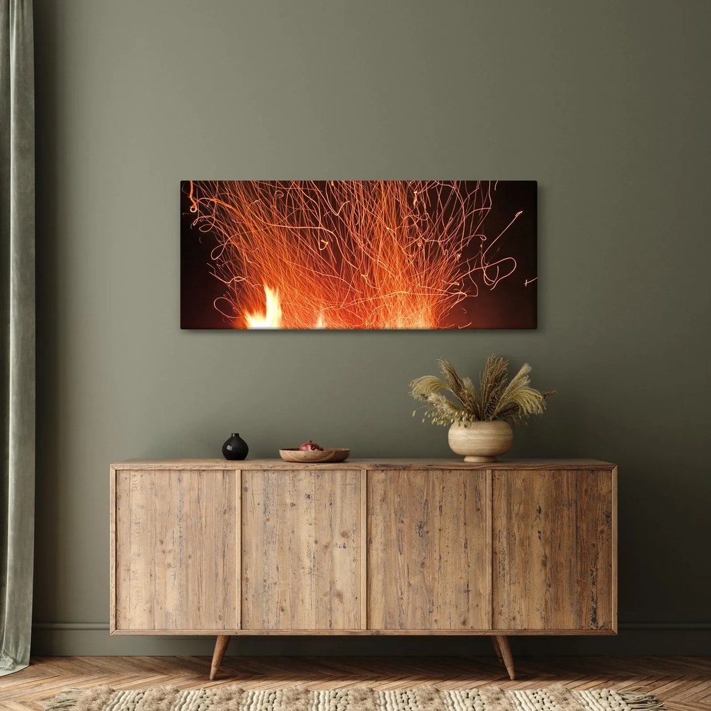 A tűz képe (120x50 cm)