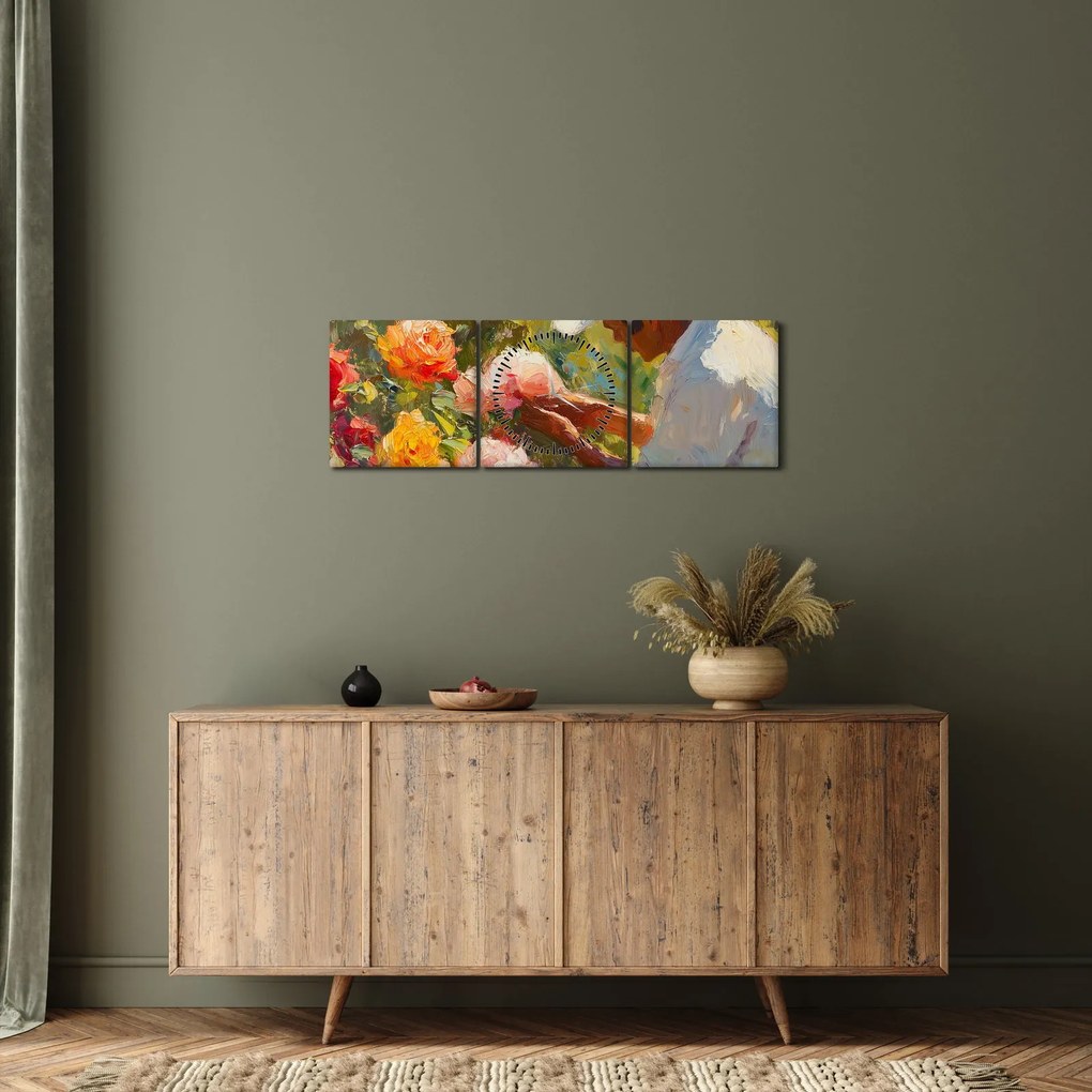 Kép - Kertész (órával) (90x30 cm)
