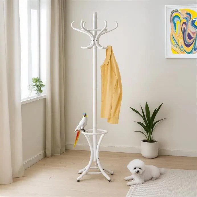 Fehér Tömörfa Állófogas. F-2059 WT