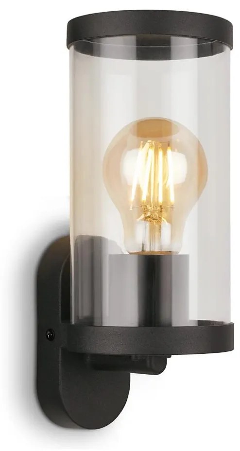 Briloner 3600-015 - Kültéri fali lámpa KAIRO 1xE27/12W/230V IP44 fekete