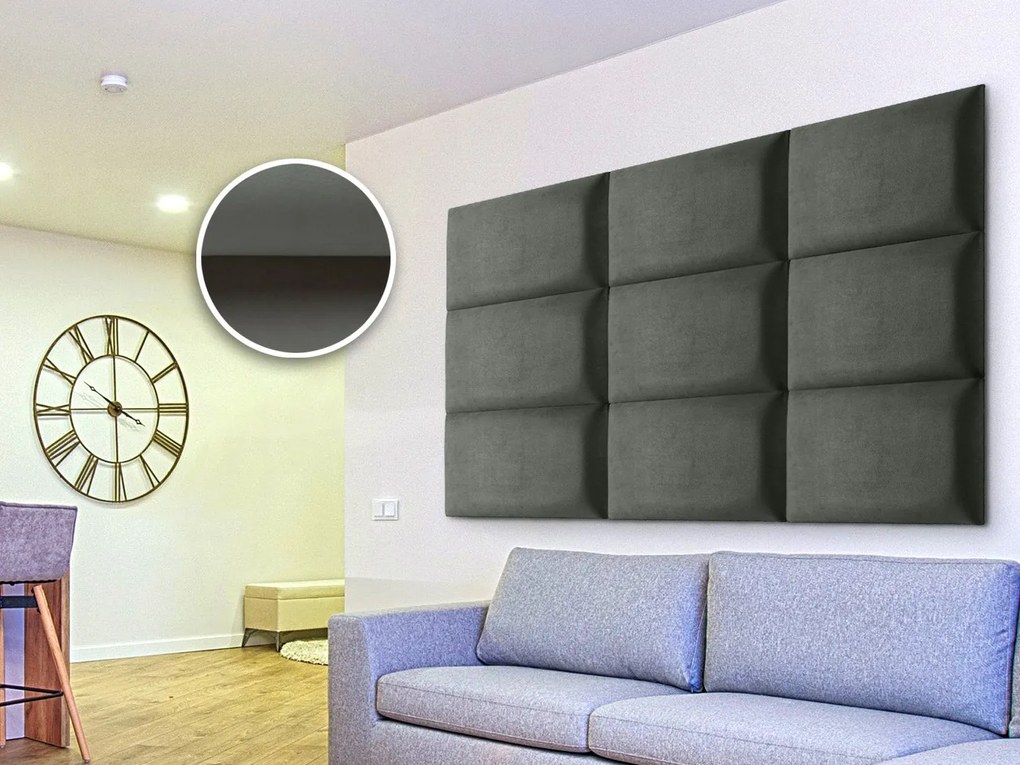 Kárpitozott panel Soundless 40x30 cm (szürke). 1068530