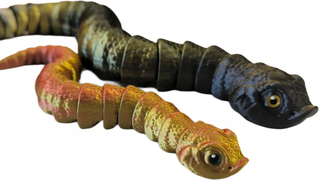 Heterodon Figura Dekoráció Kígyó Hognose Kígyó Dekoráció 3D Nyomtatás