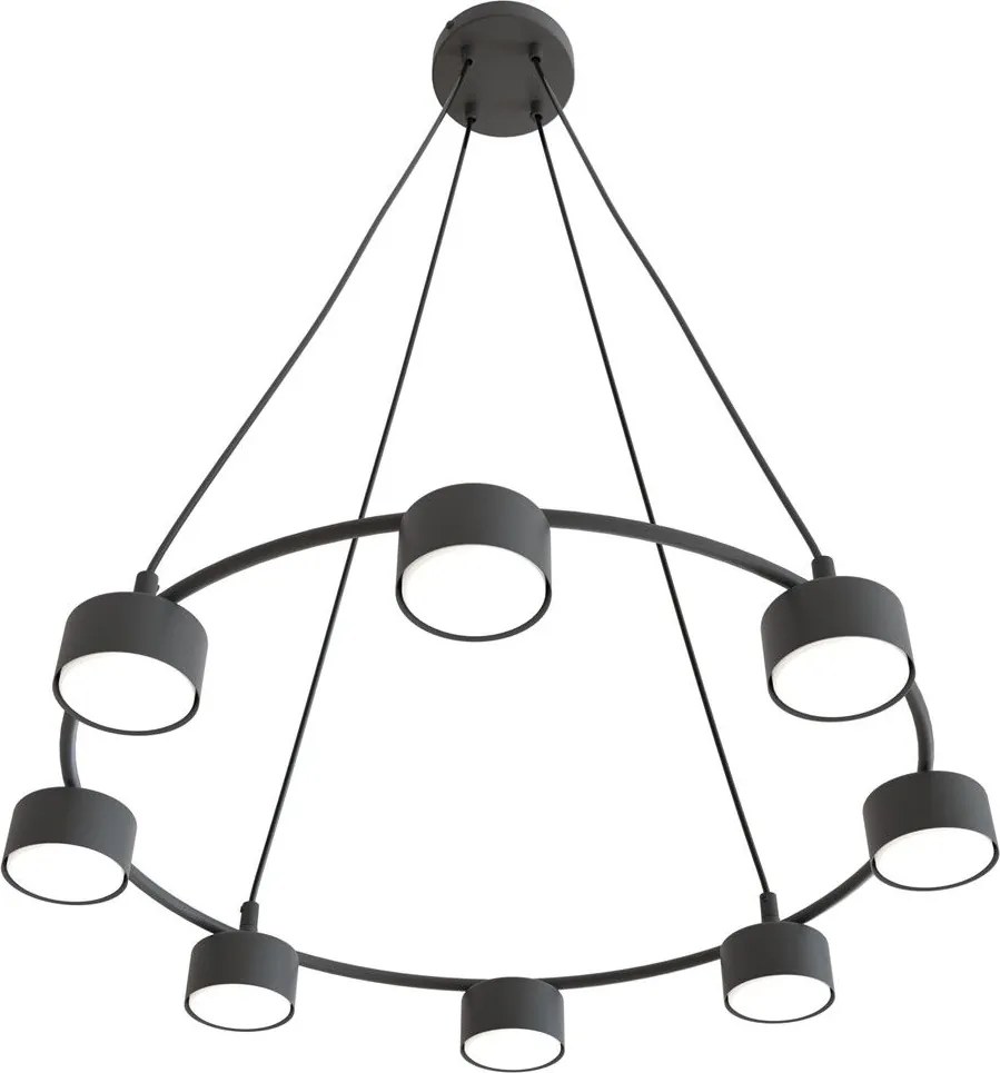 Emibig modern függeszték starlit fekete emi1372/8