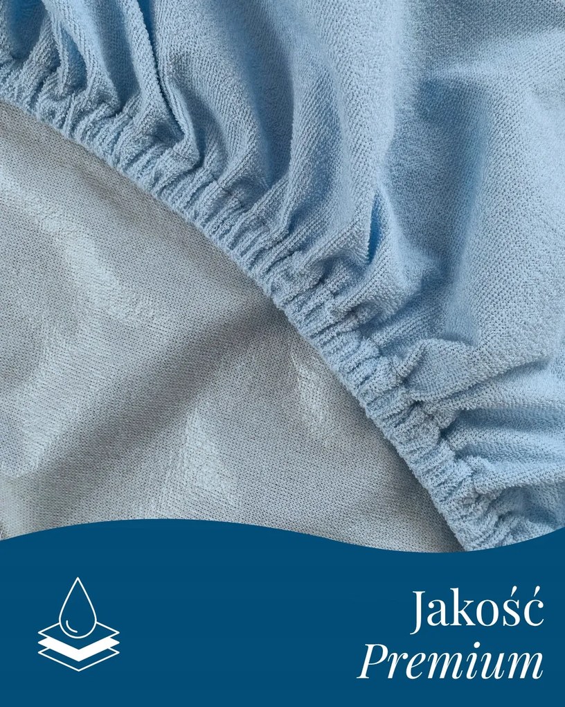 Vízhatlan Légáteresztő lepedő 140x200 gumis lepedő Pamut