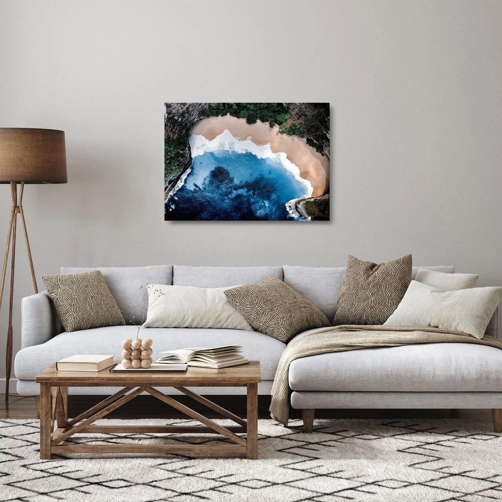 Nusa Penida strand, Indonézia képe (üvegen) (70x50 cm)