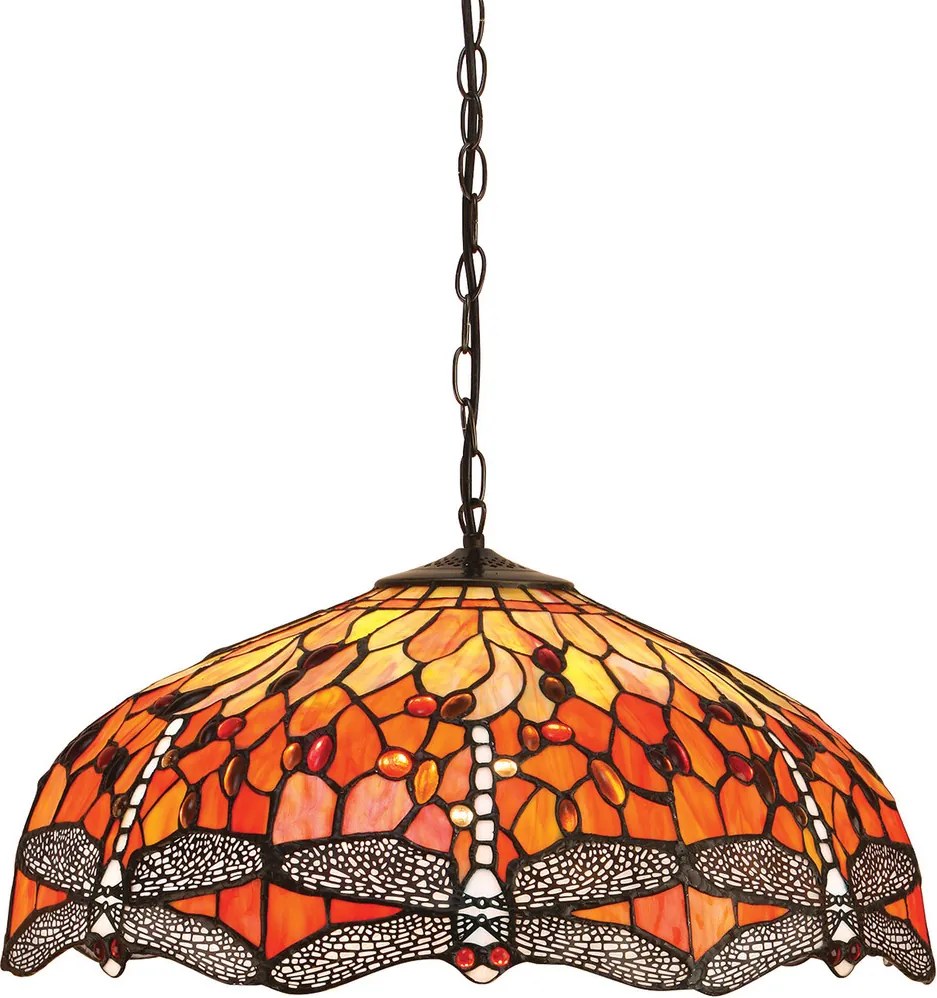 Endon DRAGONFLY FLAME 64082 Függőlámpa 3x60W/E27 IP20