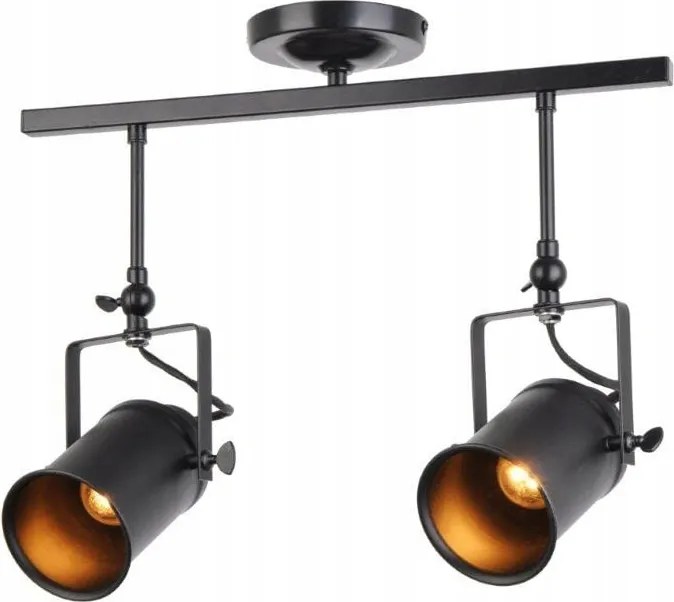 Gemma mennyezeti lámpa fekete. 2xE27 638002-02