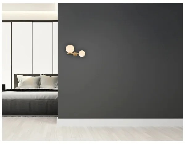 Zambelis 1995 fali lámpa 1xG9/7W + 1xE14/15W/230V arany