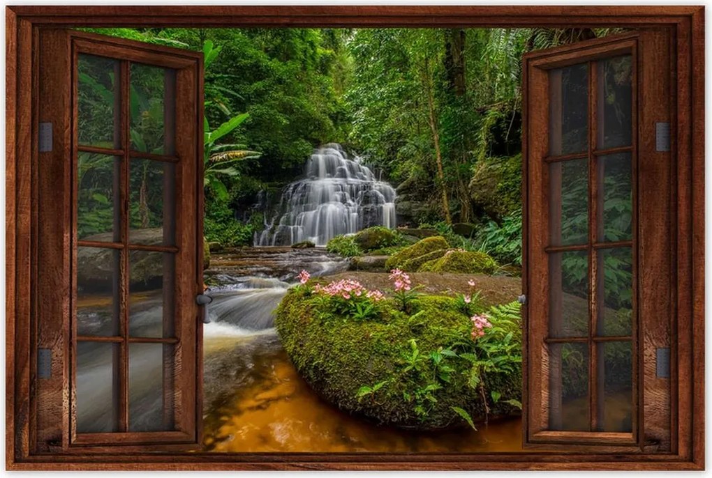 Poszterek 90x60 Thaiföldi zuhatag Folyó