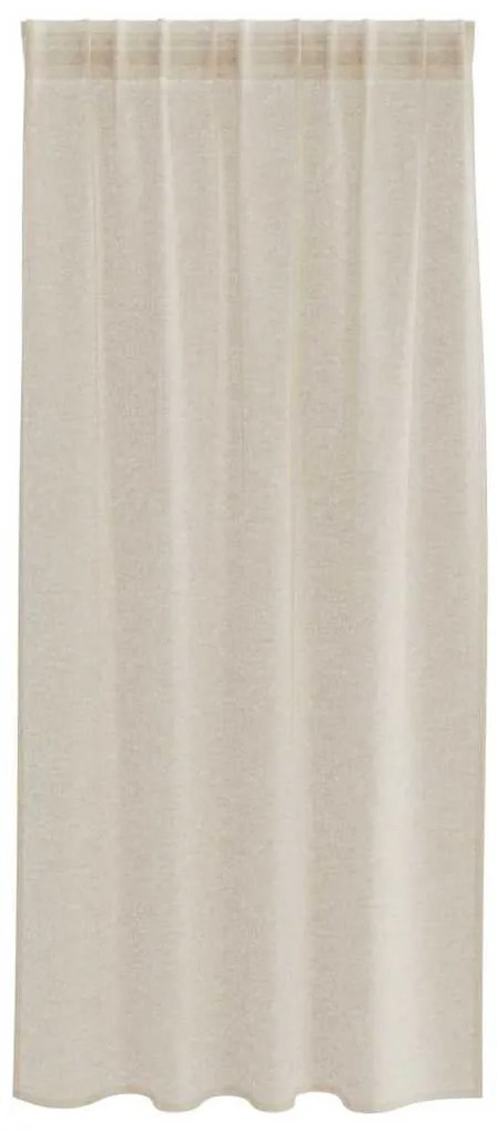 Függönyök függönyökkel 2 pcs Homok Poliészter