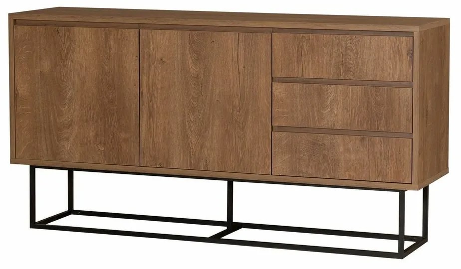 Ruba Walnut and Black szekrény