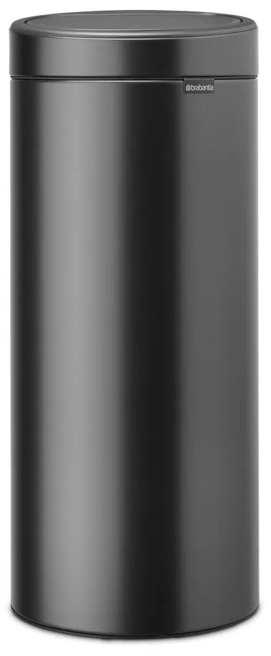 Sötétszürke acél érintésre nyíló szemetes 30 l Touch Bin – Brabantia