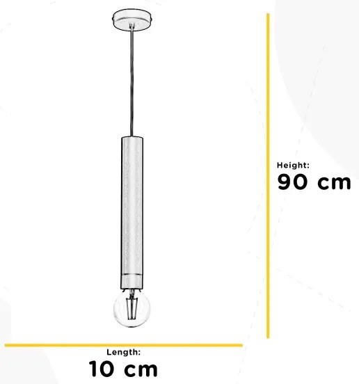 ONLI - Csillár zsinóron DORA 1xE27/15W/230V fekete