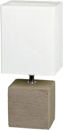 Rabalux éjjeli lámpa e14 40w kakaó/natúr orlando