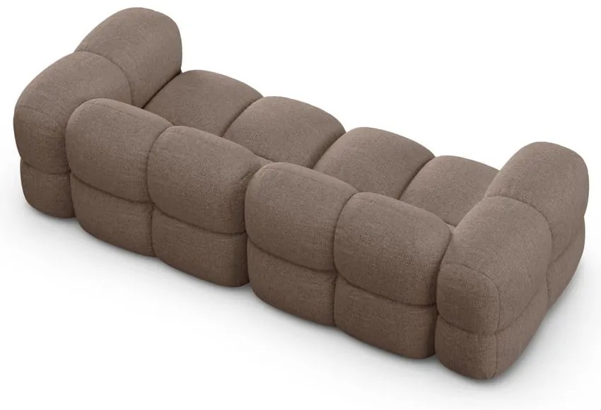 Barna kanapé 250 cm Loretto – Cosmopolitan Design