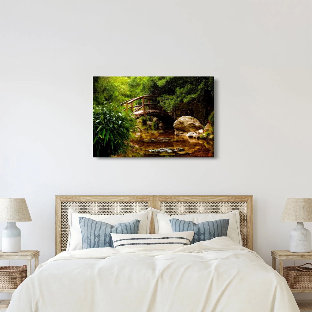 Kép - Híd a folyón (90x60 cm)