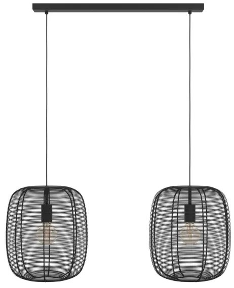 Eglo 43966 - Csillár zsinóron RINROE 2xE27/40W/230V
