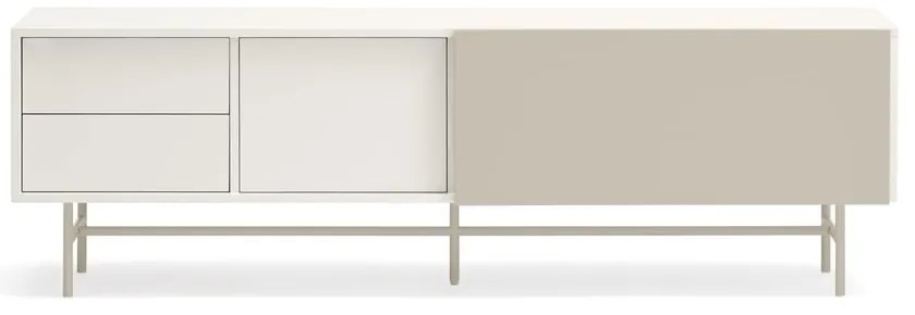 Bézs-krémszínű TV-állvány 180x56 cm Nube – Teulat