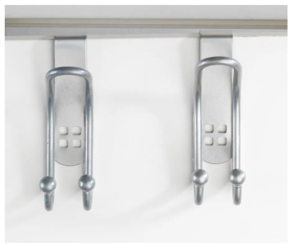 Door Hook 2 db-os ezüstszínű akasztó szett ajtóra - Wenko
