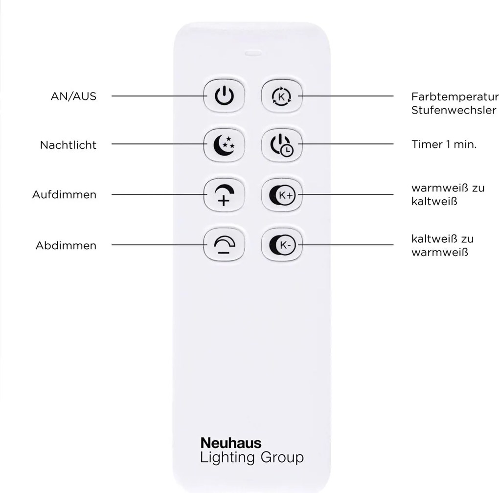 Paul Neuhaus modern mennyezeti lámpa iven acél pln14019-55