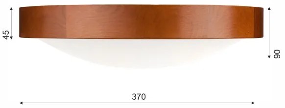 Meda mennyezeti lámpa 2xE27/60W/230V