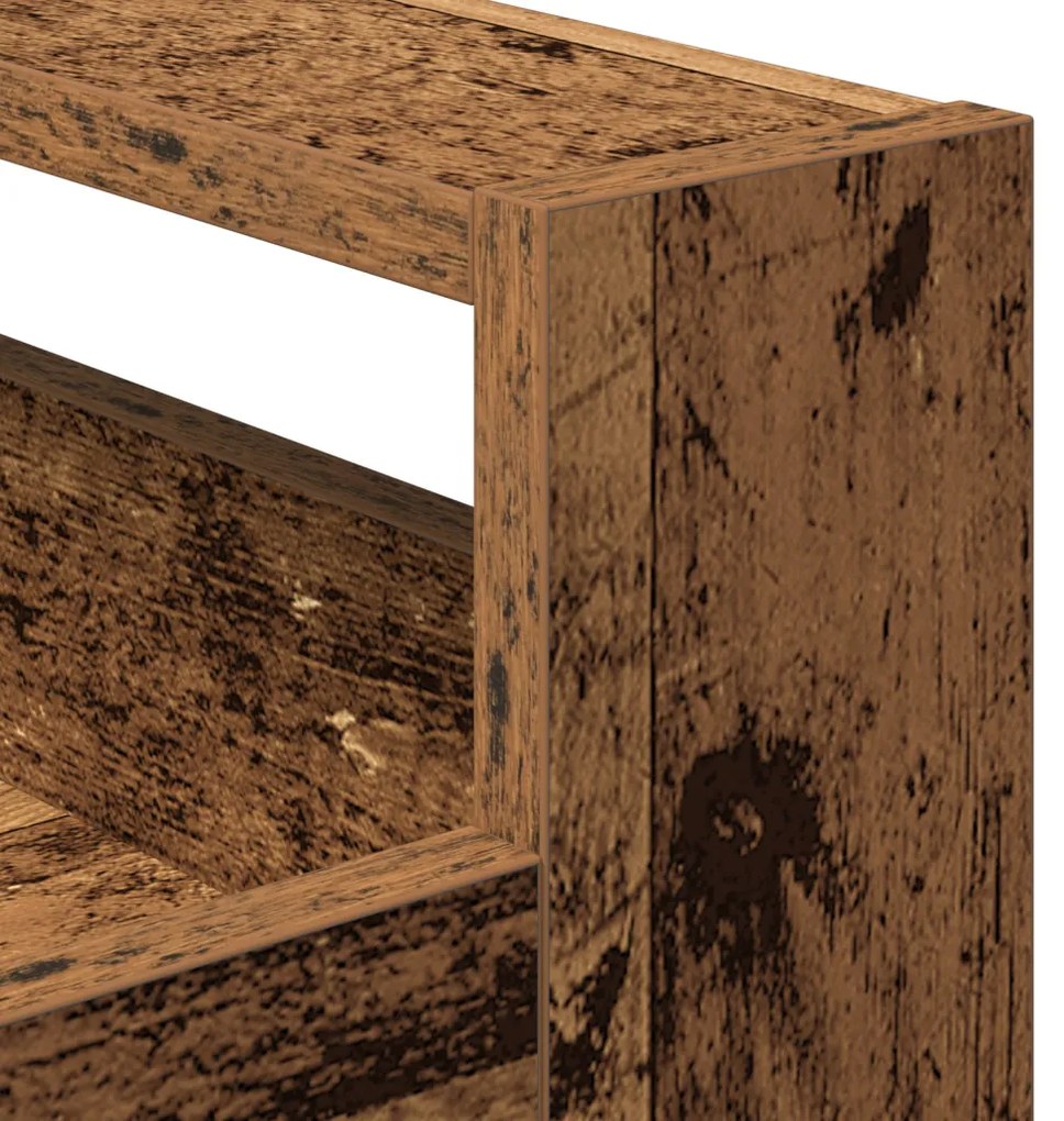 vidaXL Konyhai kocsi Régi fa 60 x 45 x 80 cm Faanyag