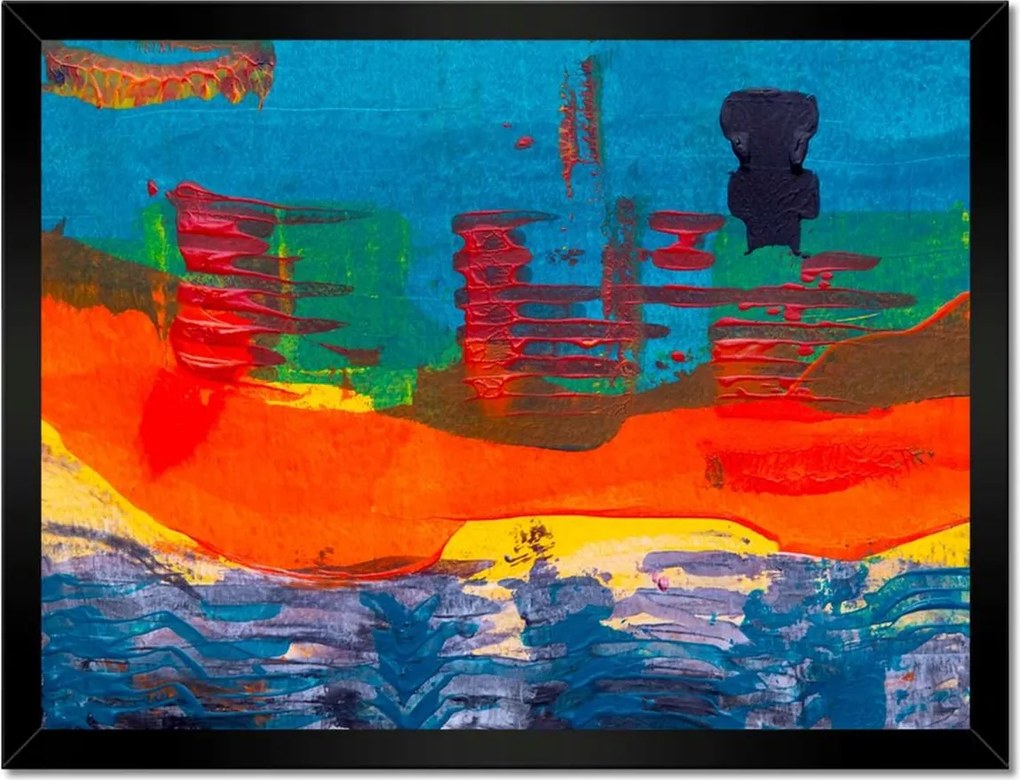 Poszterek keretben 40x30 Absztrakt kupa