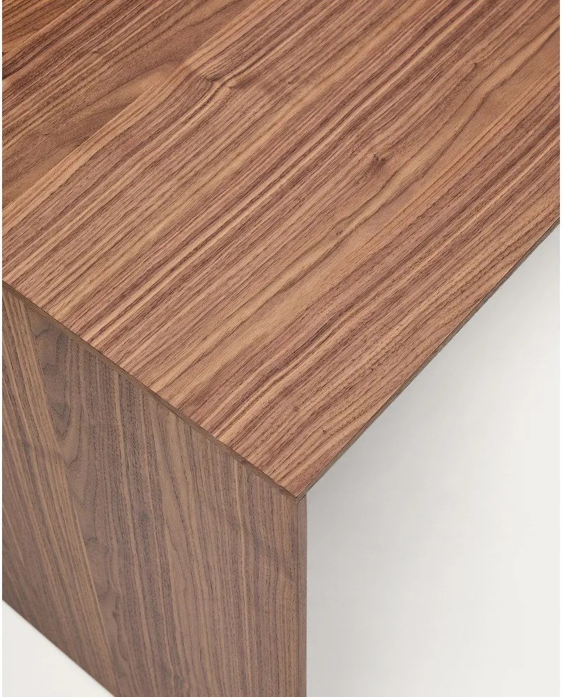 Íróasztal diófa dekorral 60x140 cm Litto – Kave Home