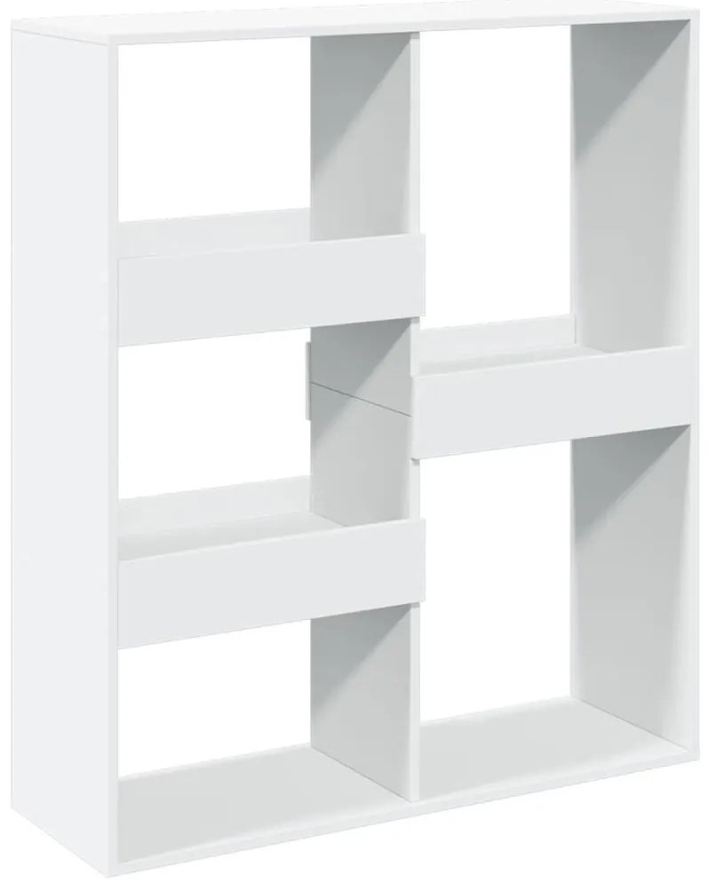 fehér térelválasztó könyvszekrény 100 x 33 x 115 cm